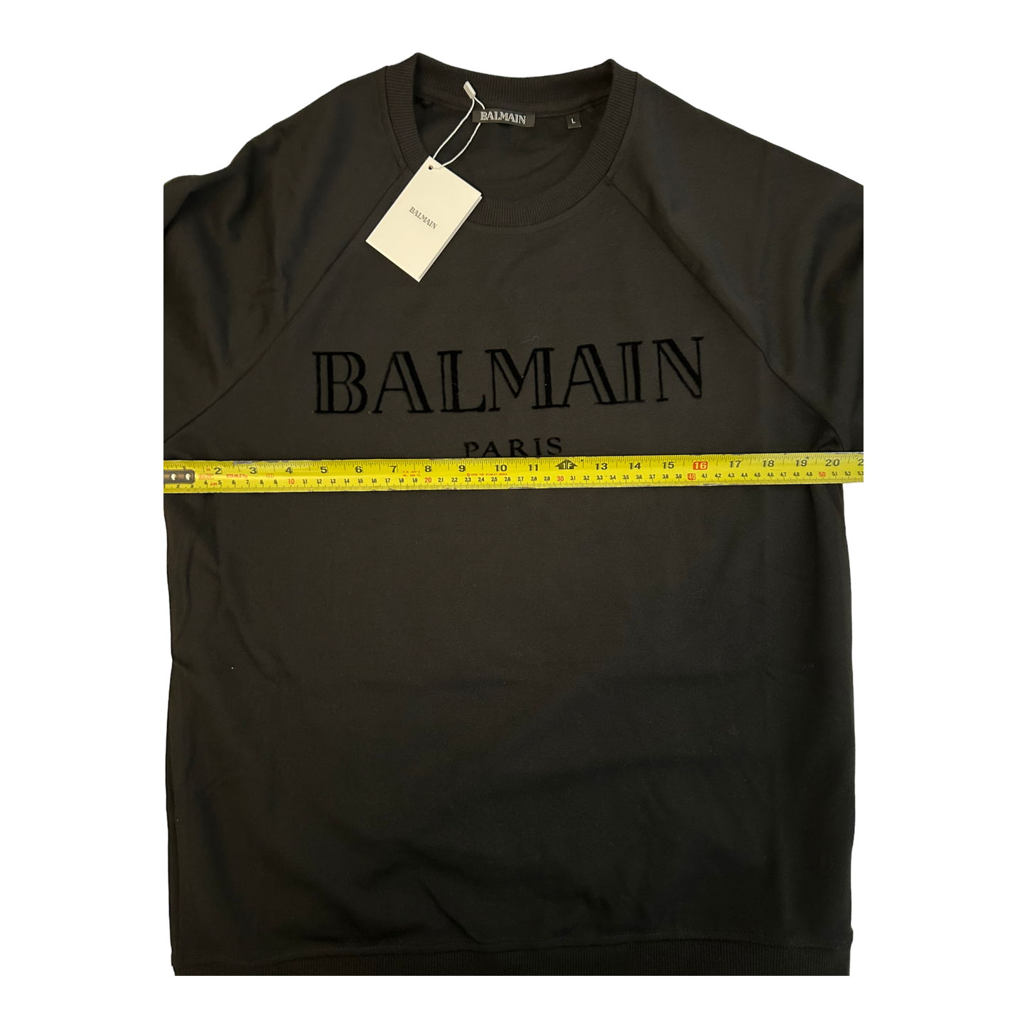 Men's Balmain Black Tracksuit - Large