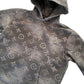 Louis Vuitton Grey 3D 2054 Monogram Cotton Knit Hoodie - Large