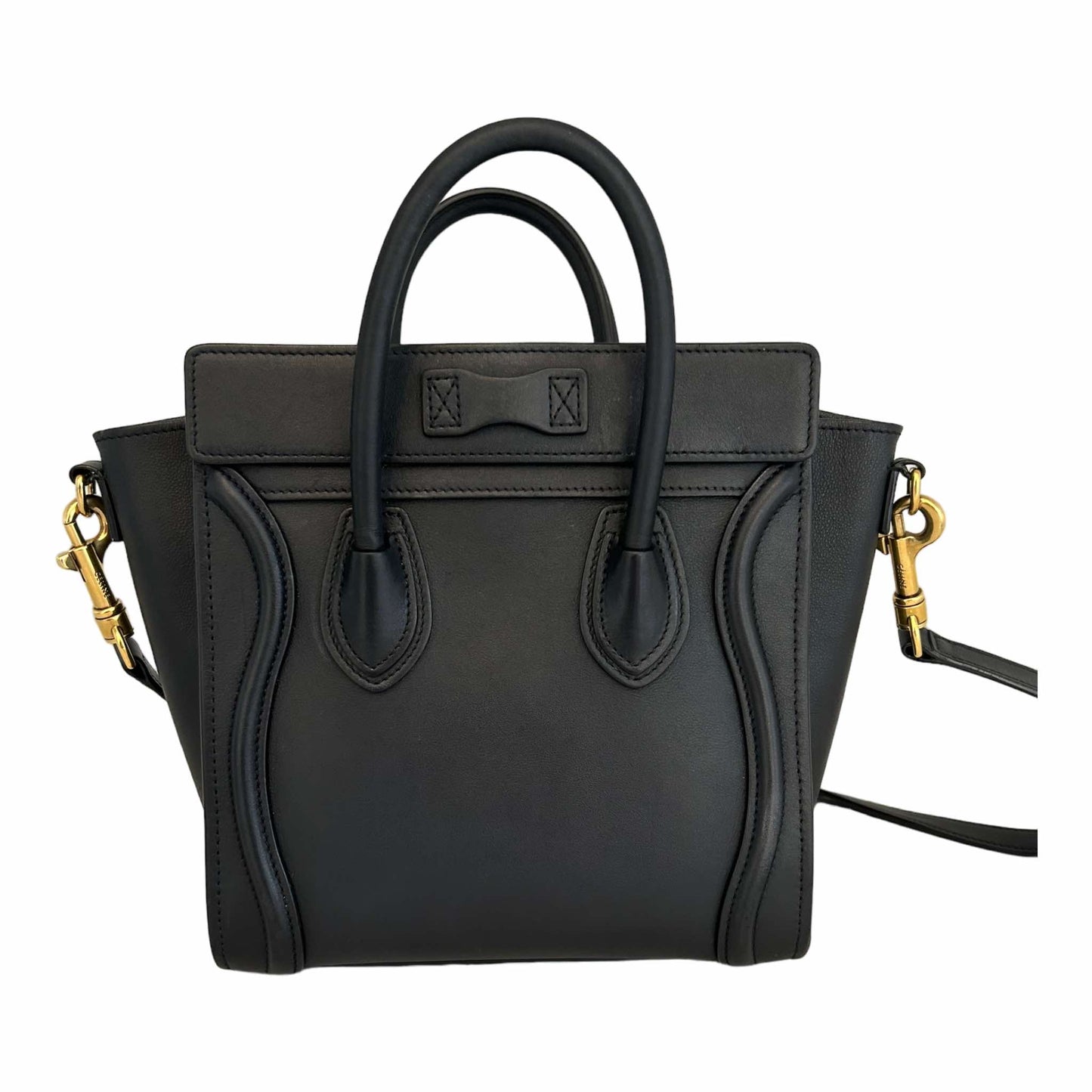 Celine Nano Luggage Bag - Black