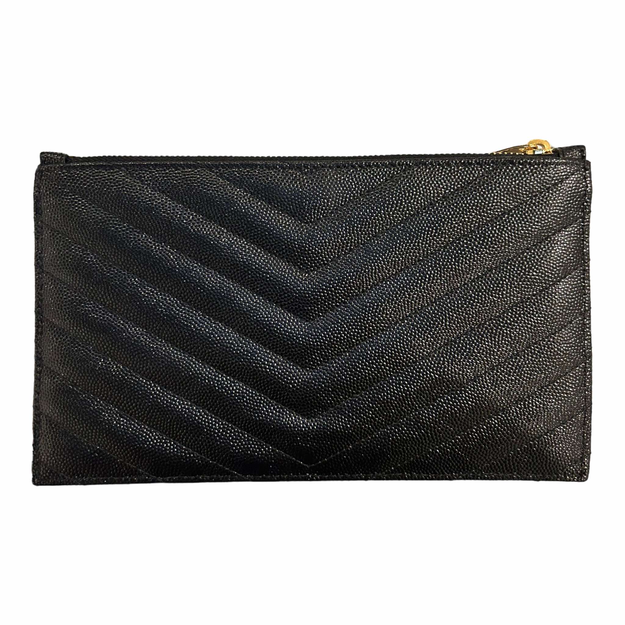 Monogram a5 pouch in matelassé outlet leather