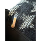 Chanel Medium Houndstooth Black & White Tweed 19 Flap