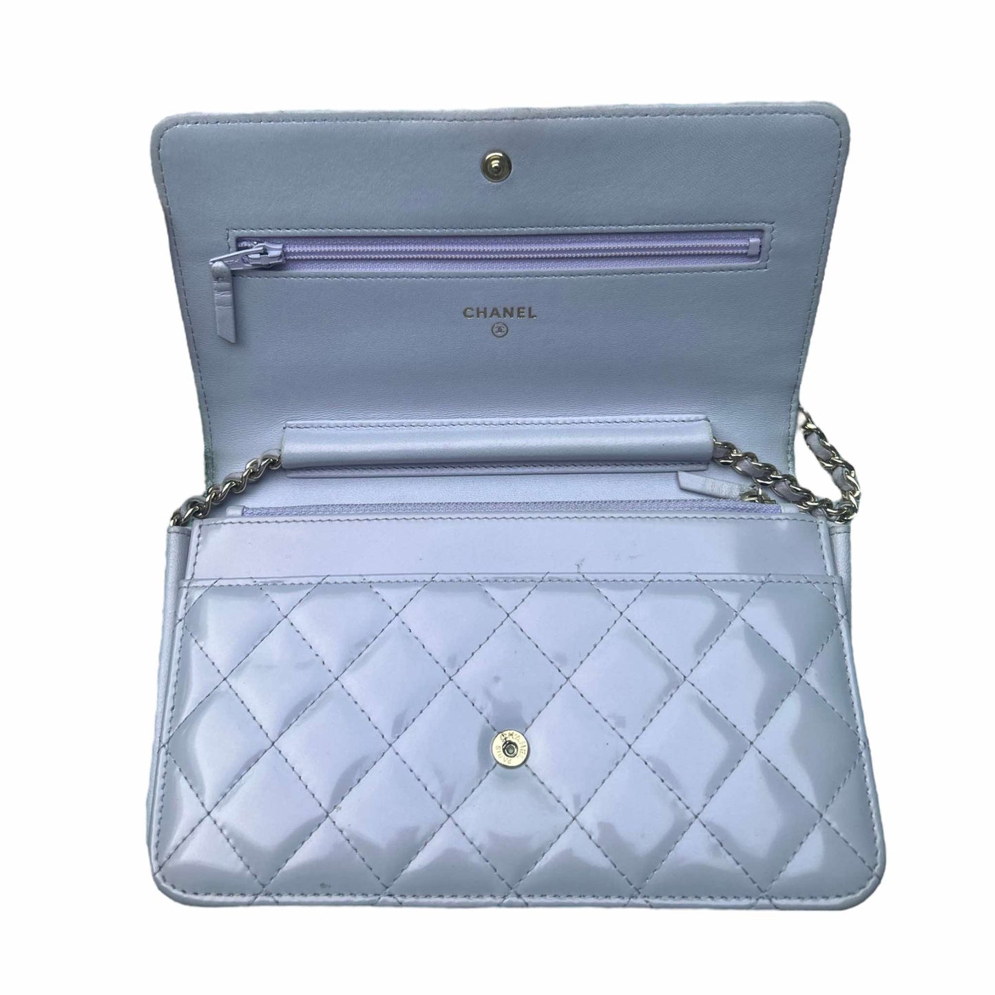 Chanel Lilac Boy Wallet On Chain WOC