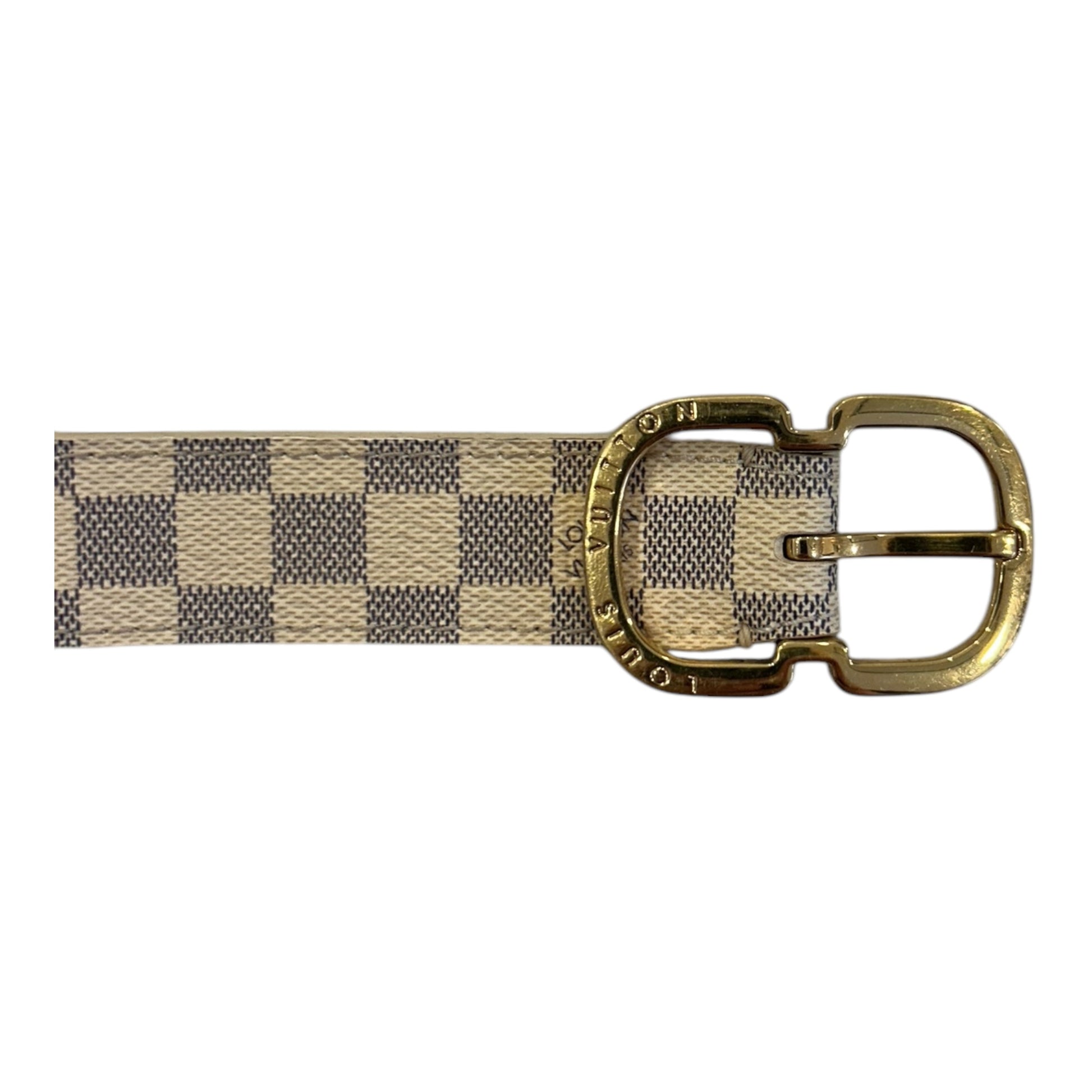 Louis Vuitton Damier Azur Belt (85/34) - M9782