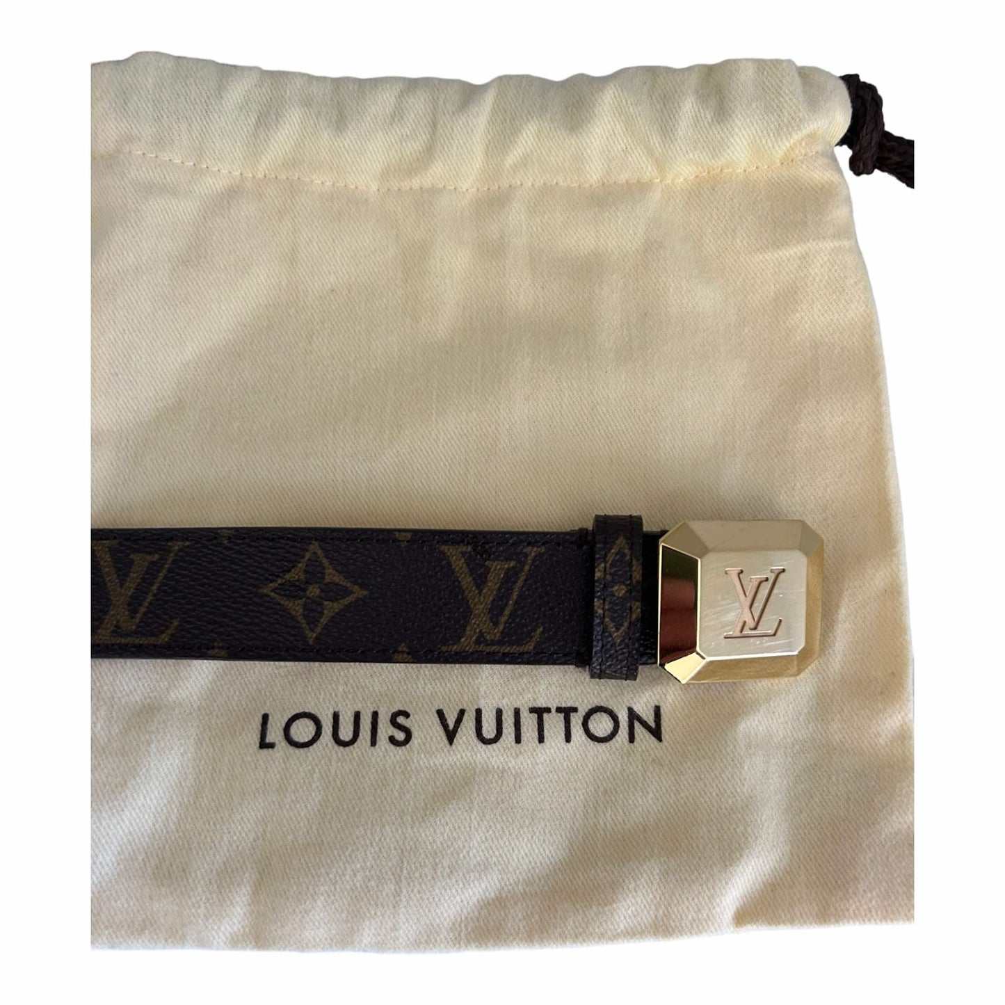 Louis Vuitton Monogram Cabochon Belt (95/38) - M9872