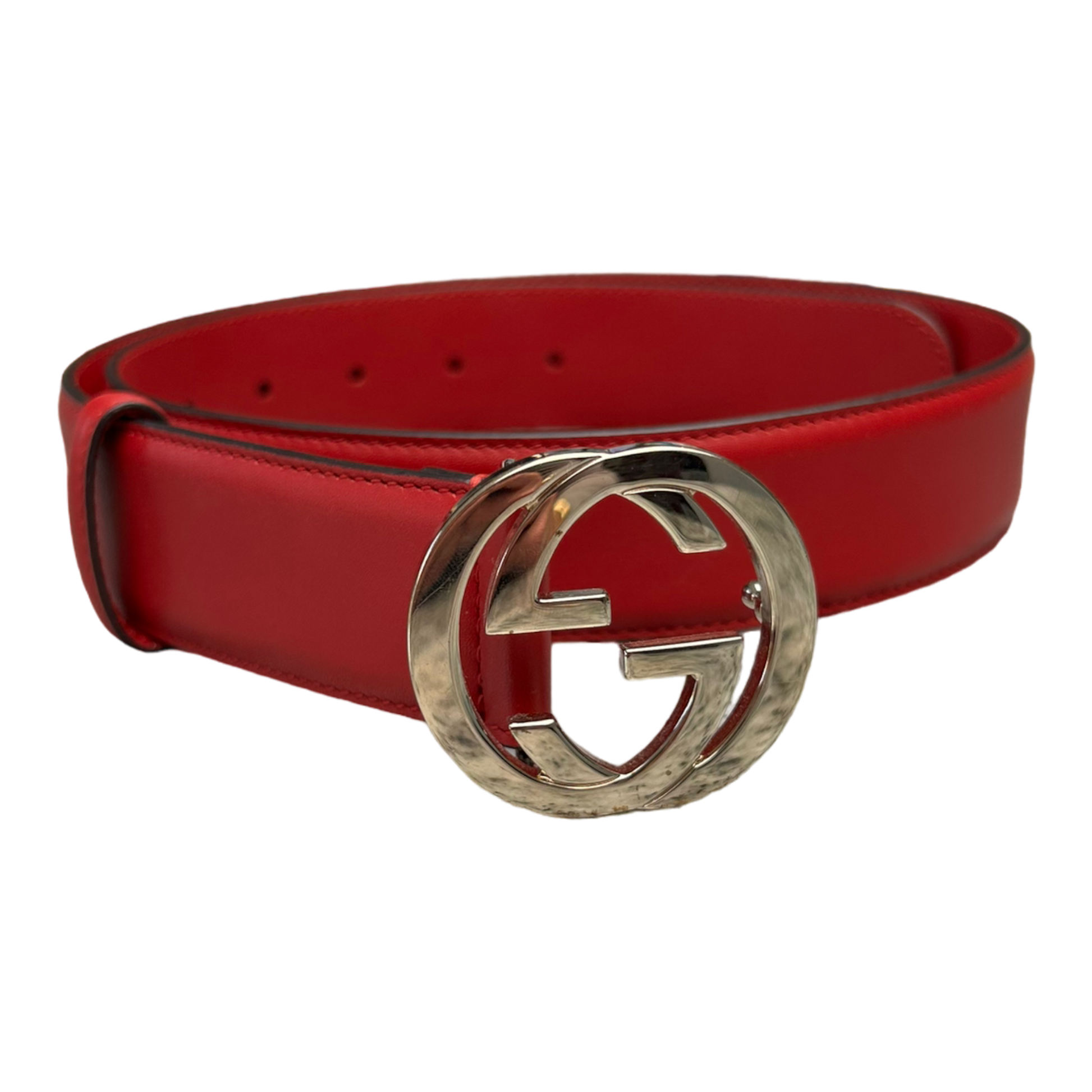 Pre-Loved Gucci Red GG Belt - (80/32) - 546386 – Refined Luxury Pre-Loved Gucci Red GG Belt - (80/32) - 546386 – Refined Luxury