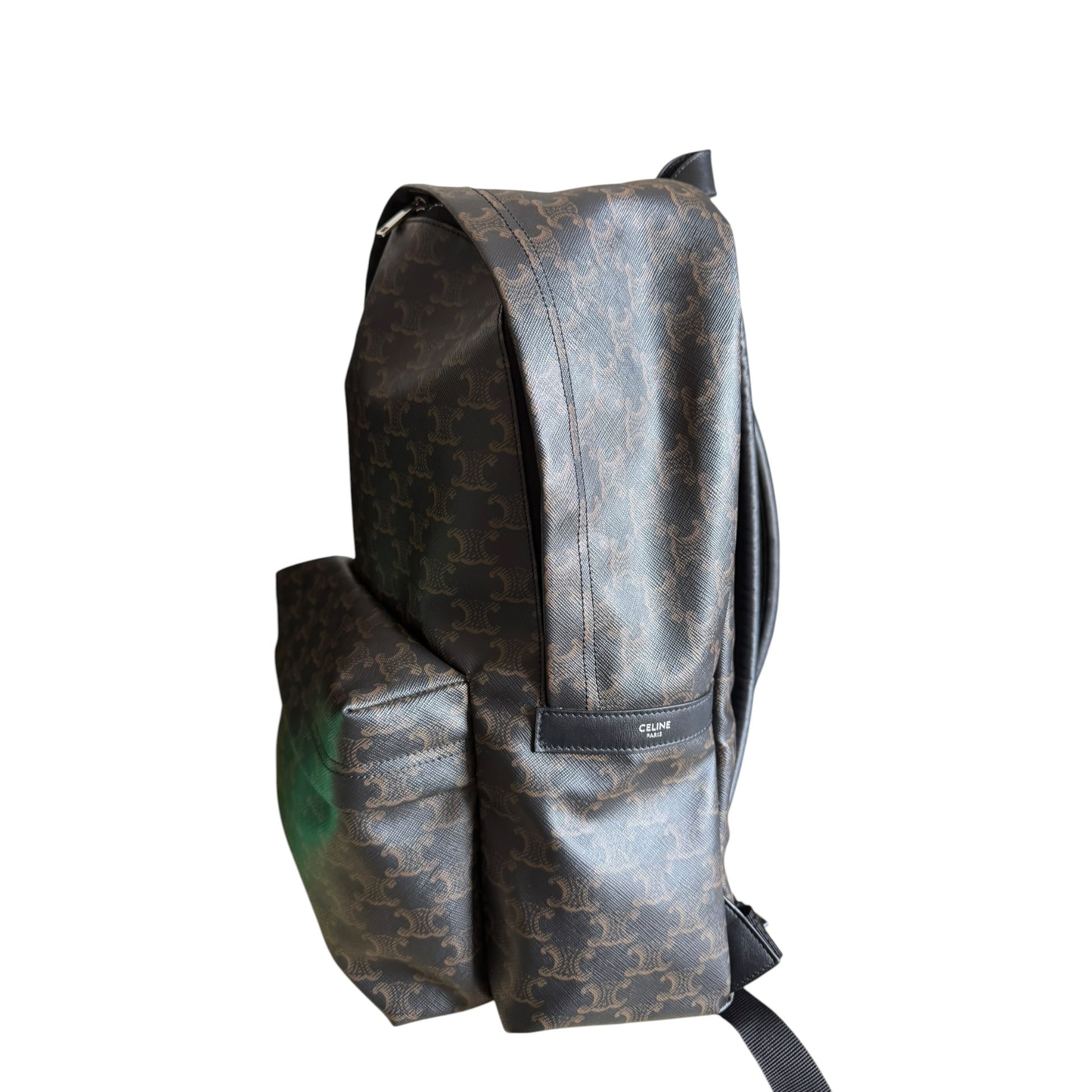 Celine Triomphe & Calfskin Medium Backpack - 188382