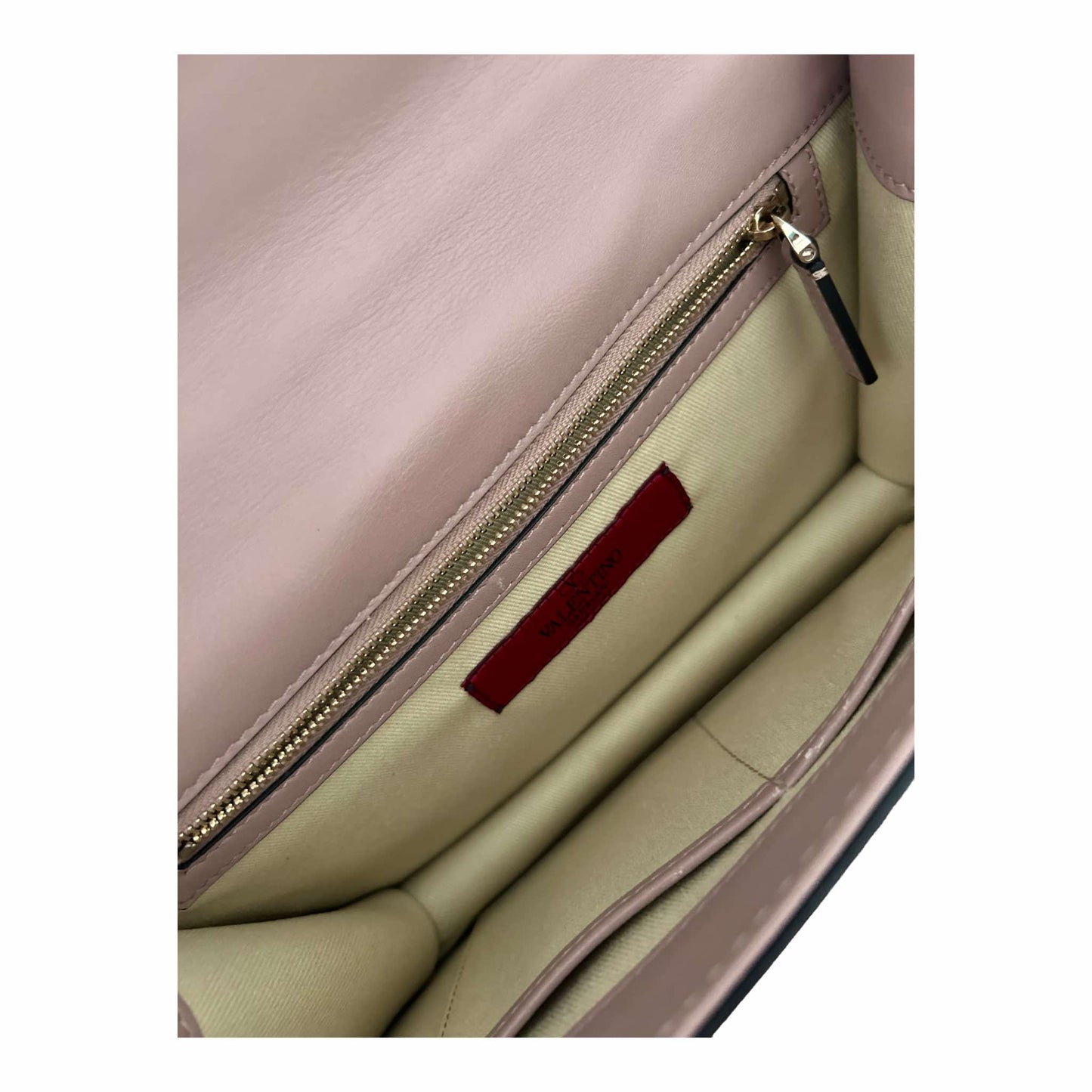 Valentino Pink Glam Rock Shoulder Bag - Medium