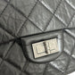 Chanel 2.55 Reissue 227 Black Maxi Flap Shoulder Bag