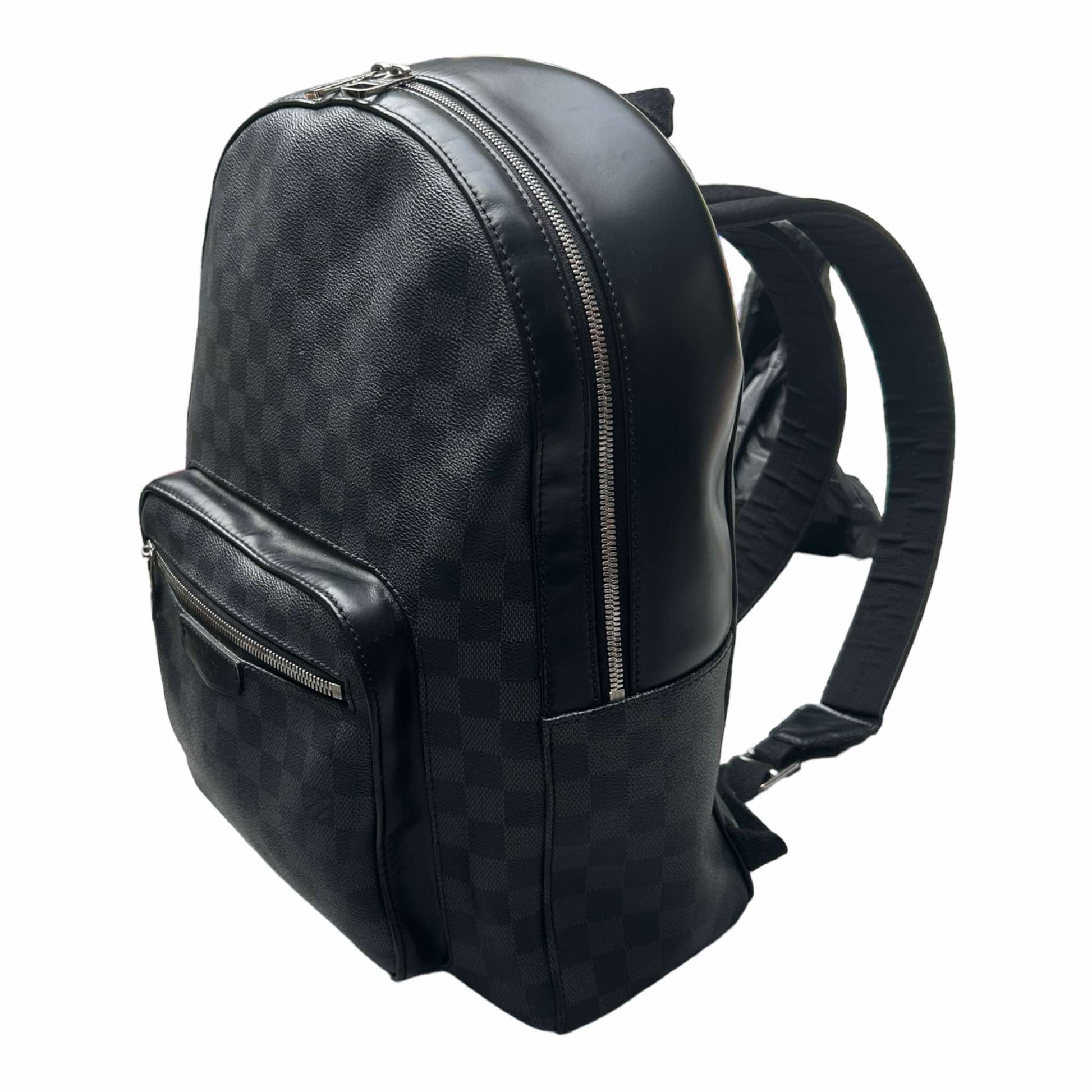 louis vuitton backpack josh damier black Pre-Loved Louis Vuitton Damier Graphite Josh Backpack