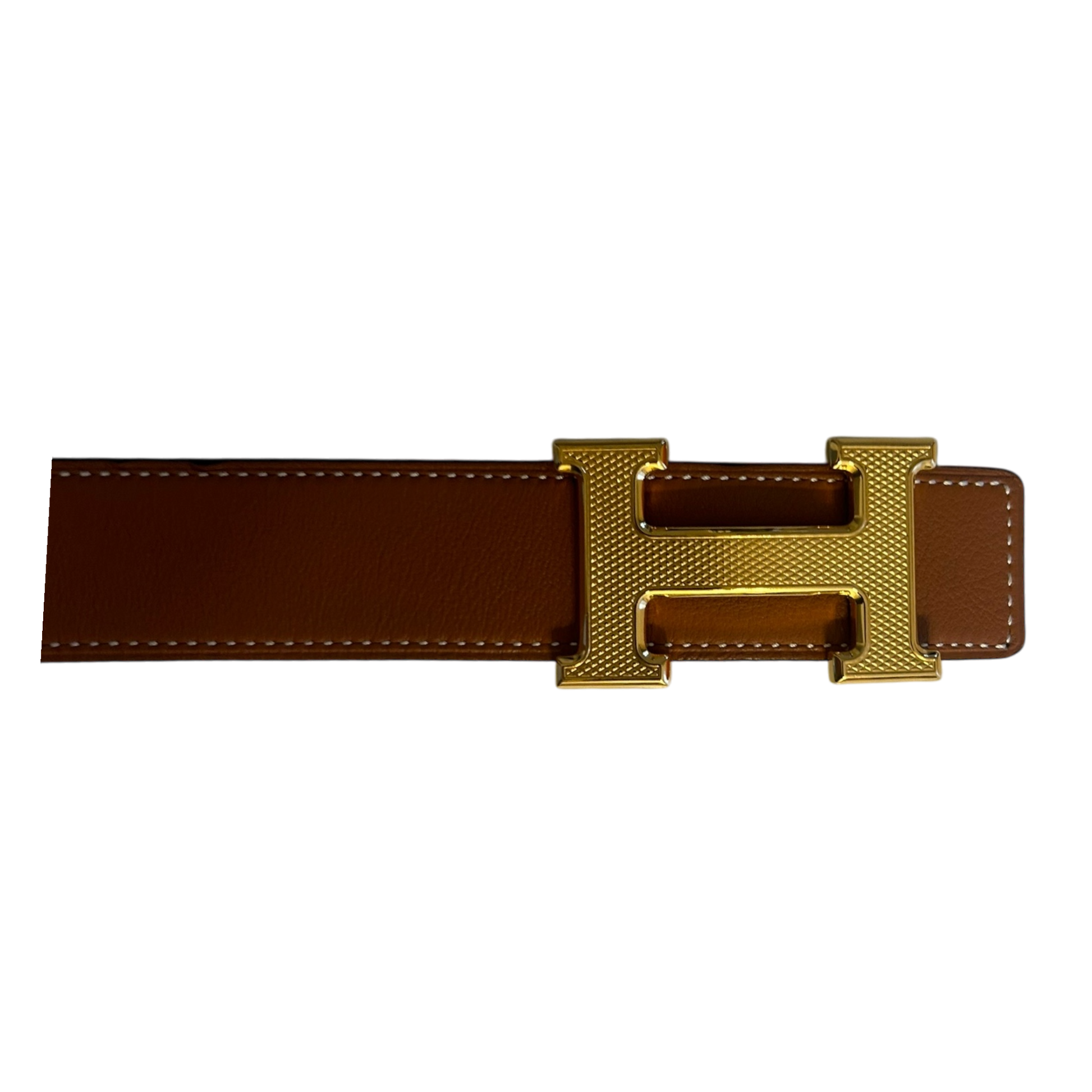 Hermès Gold H Striee Reversible 32mm Belt (90/36)