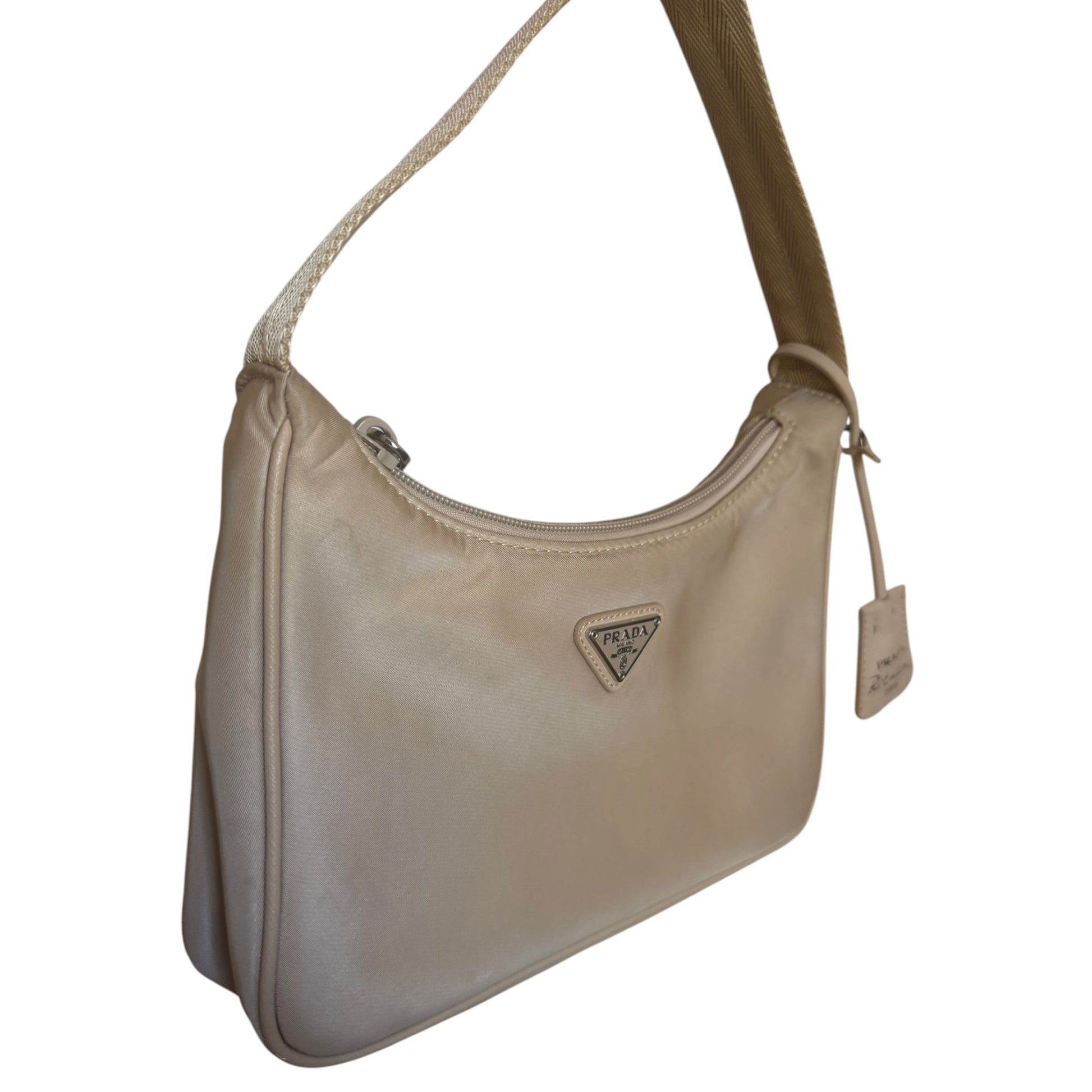Prada Re-Edition 2000 Neutral Re-Nylon Mini Bag