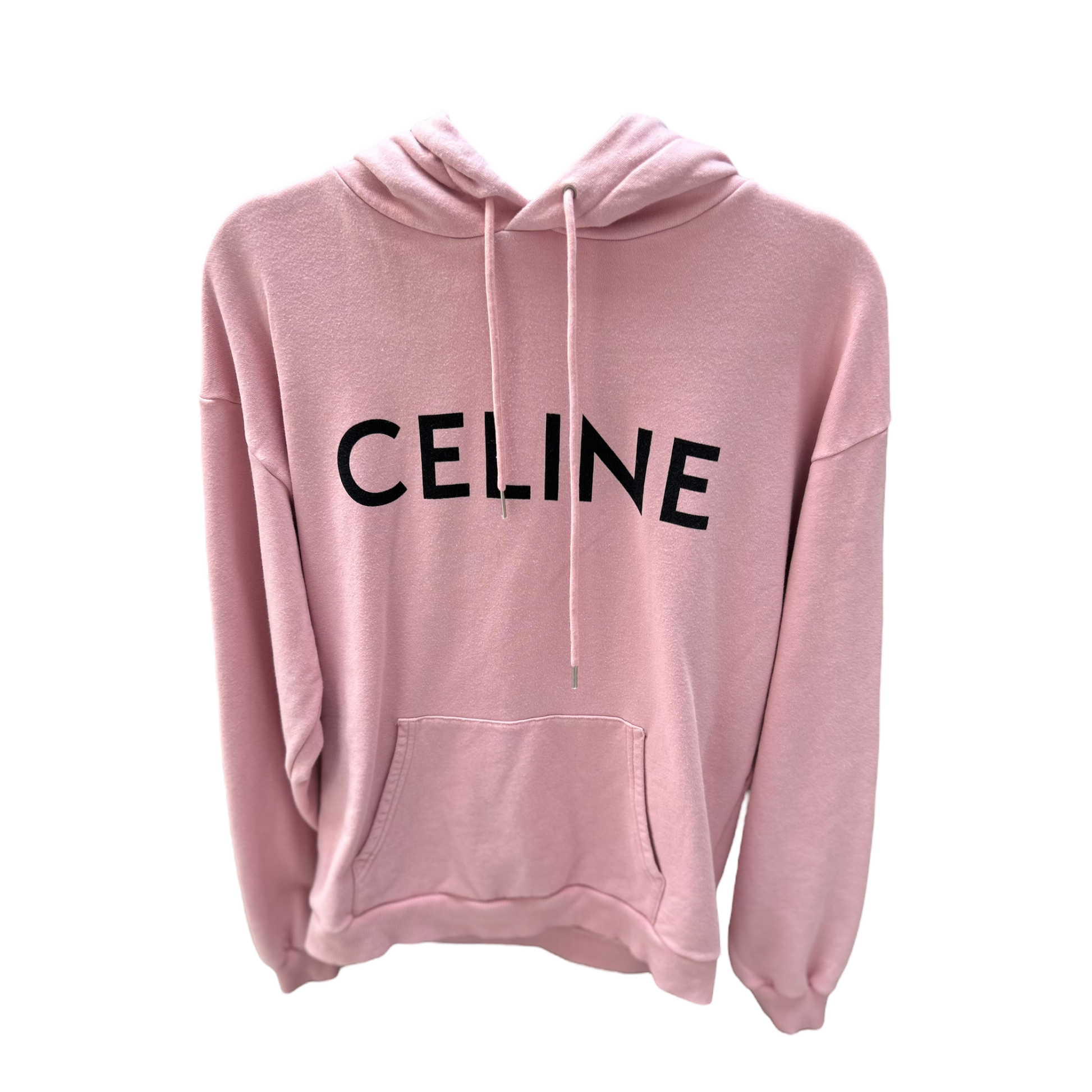 Pre-Loved Pink Celine Classic Loose Logo Hoodie – Refined Luxury Pre-Loved Pink Celine Classic Loose Logo Hoodie – Refined Luxury