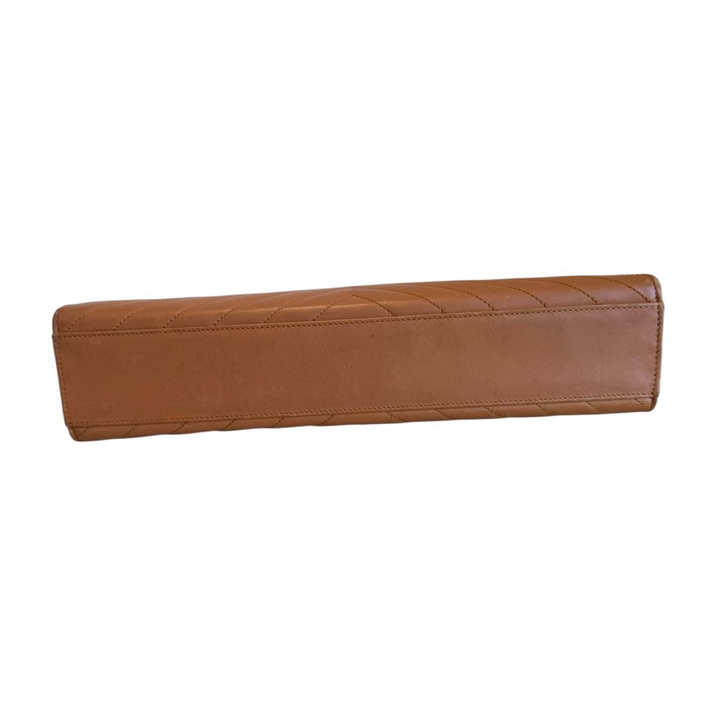 Saint Laurent Tan Large Envelope Flap Bag - 354118