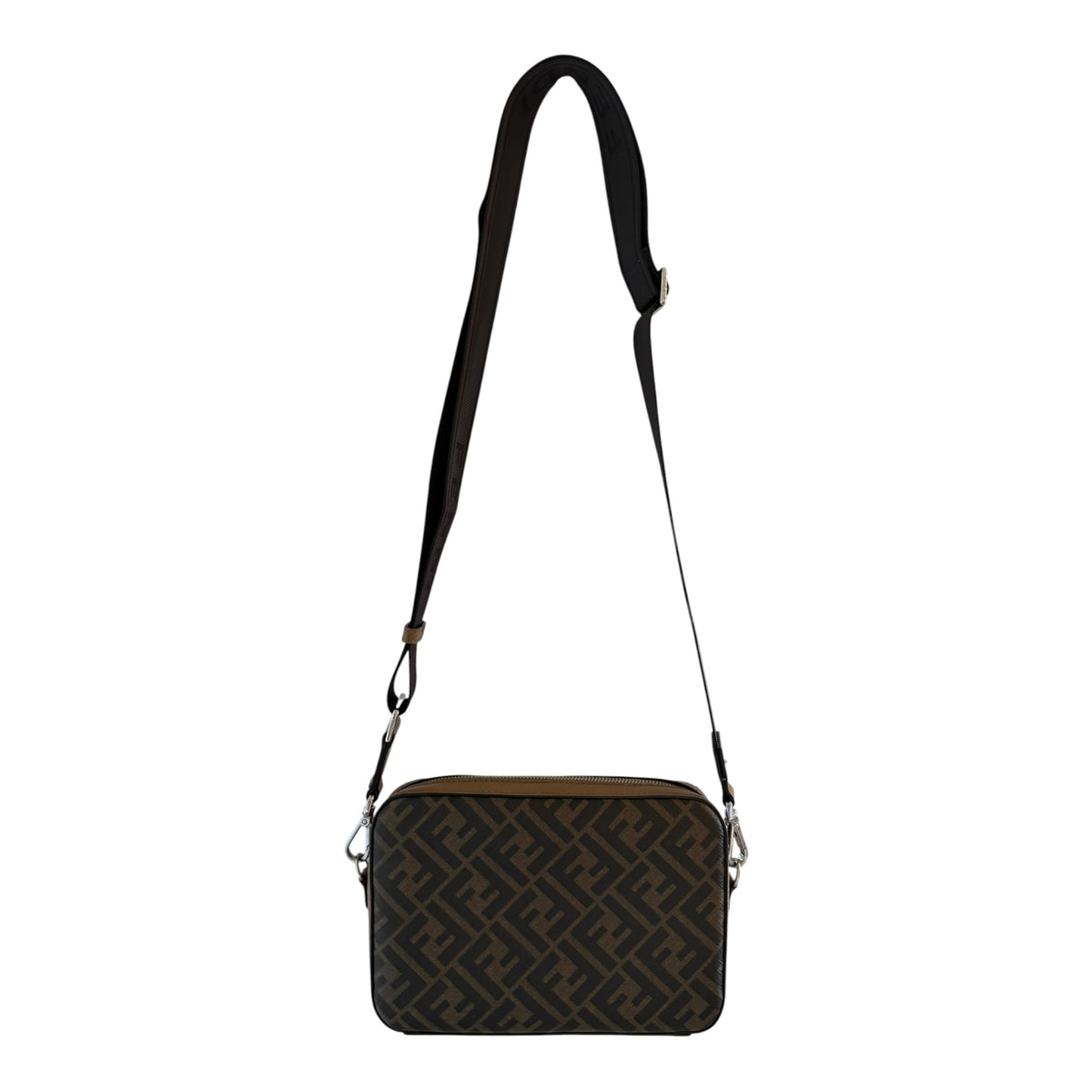 Fendi FF Brown Diagonal Bag