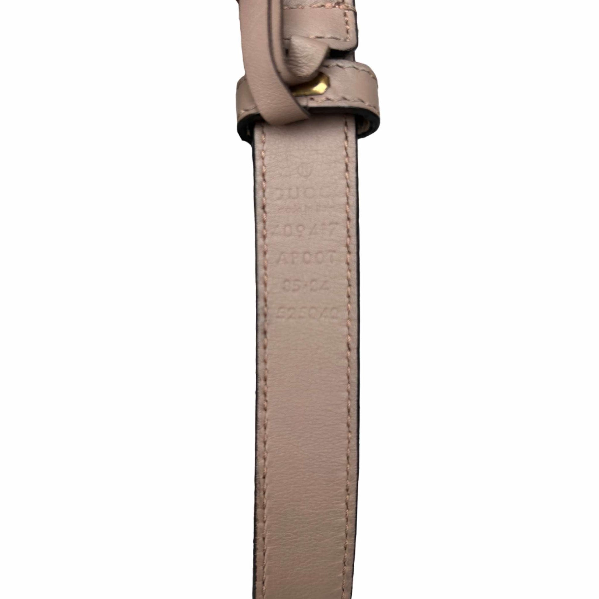 Gucci Ladies Beige Mini GG Belt - (85/34) - 409417