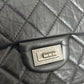 Chanel 2.55 Reissue 227 Black Maxi Flap Shoulder Bag