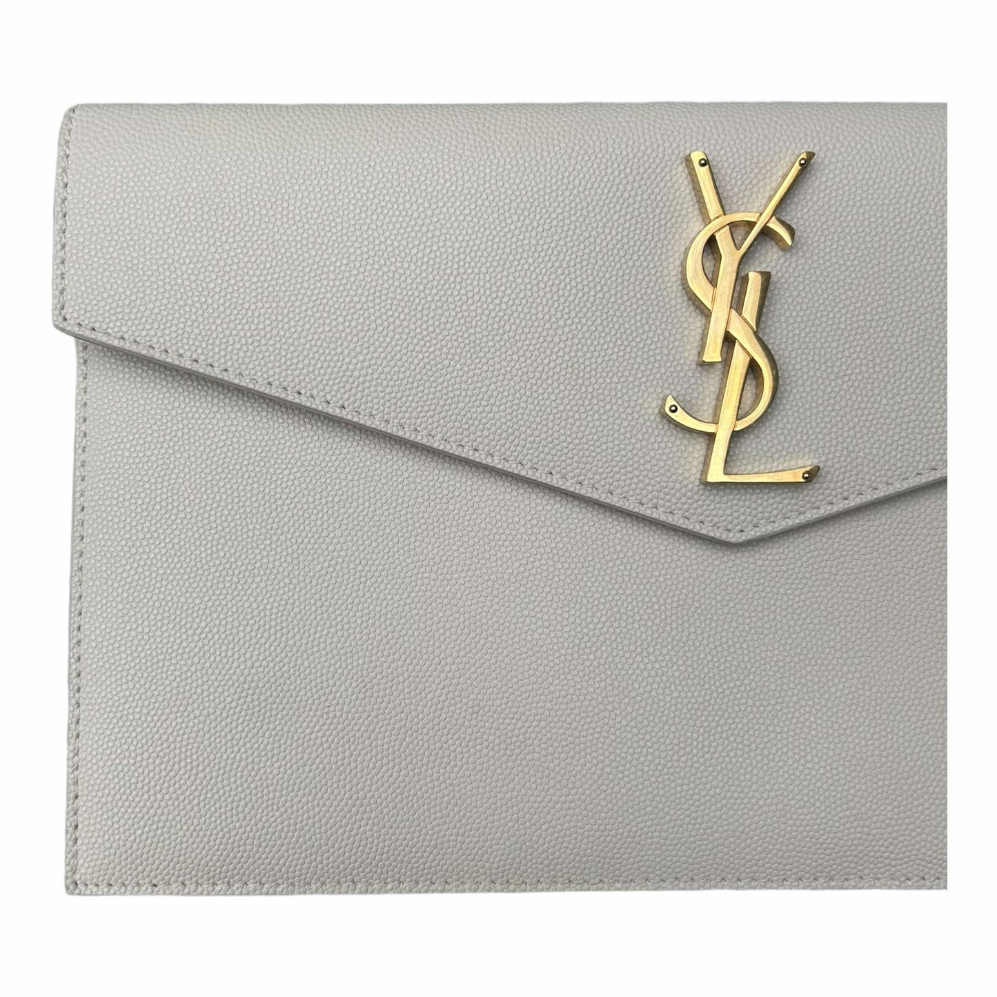 Saint Laurent White Uptown Pouch - 565739