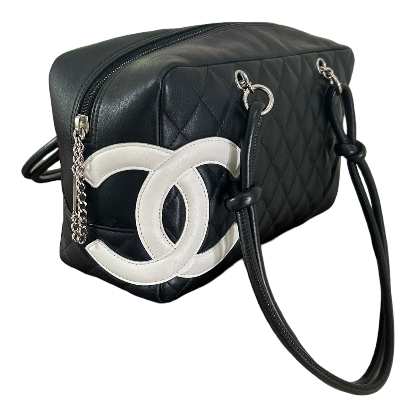 Chanel Black Quilted Cambon Handbag