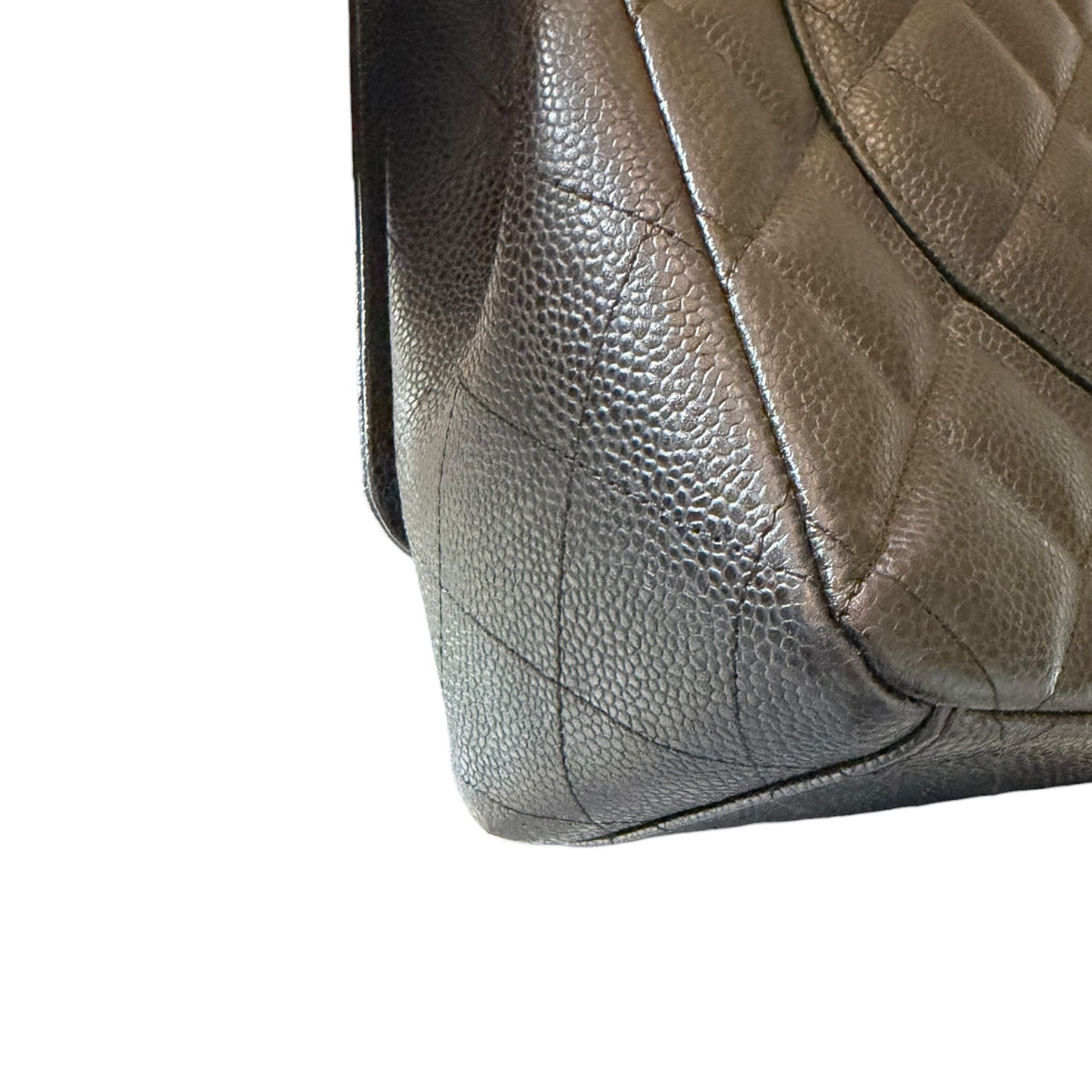Chanel Timeless Classic Quilted Caviar Maxi Double Flap