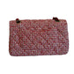 Chanel Timeless Classic Red Tweed Bag