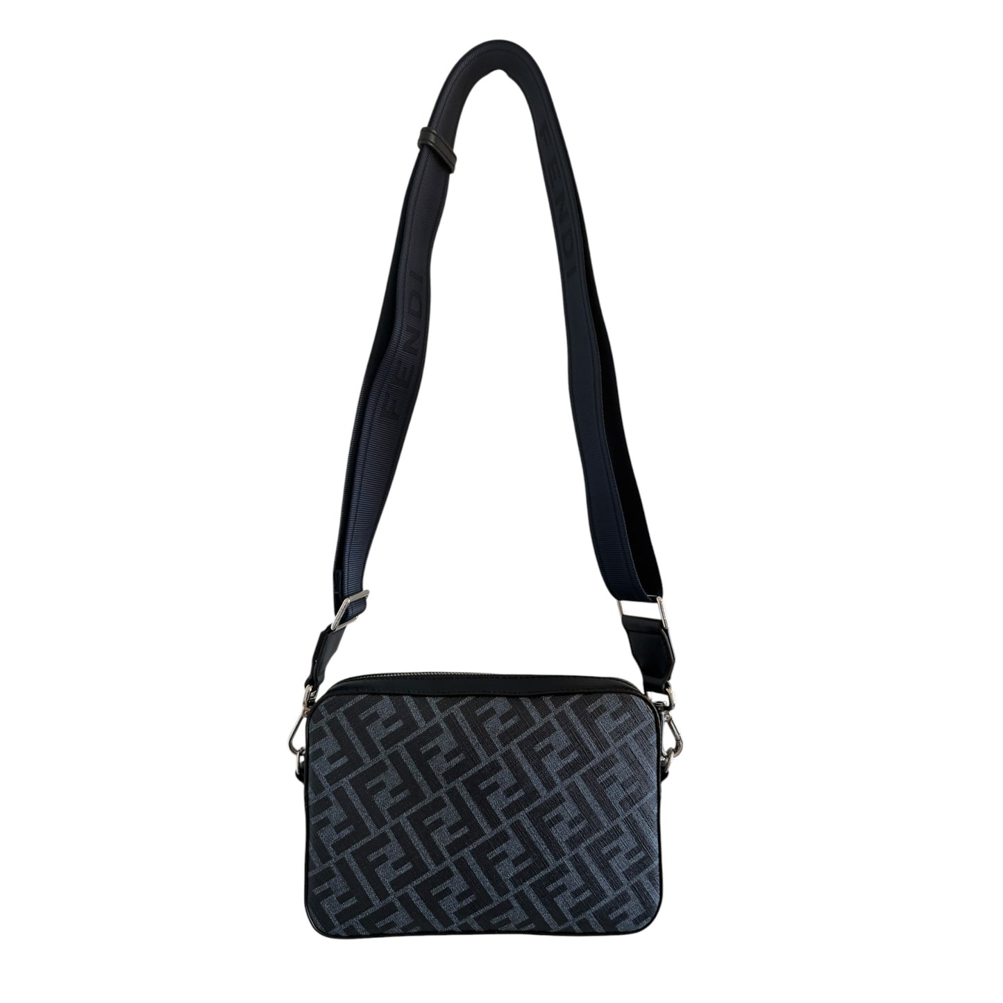 Fendi FF Blue Diagonal Bag