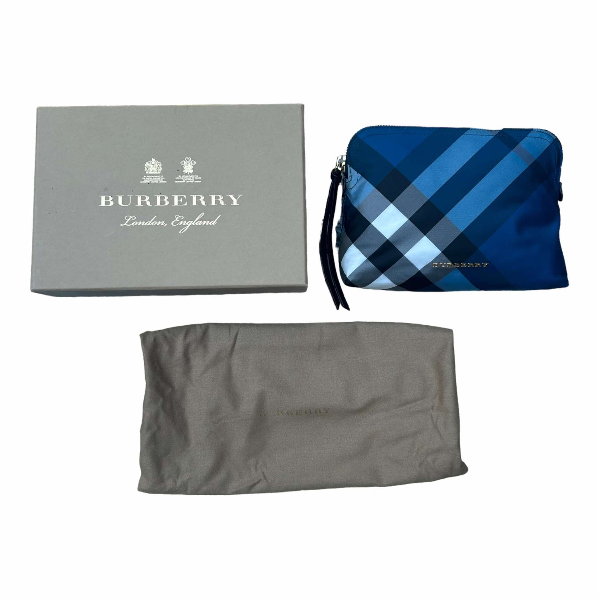 Burberry Check Printed Beauty Case - Large