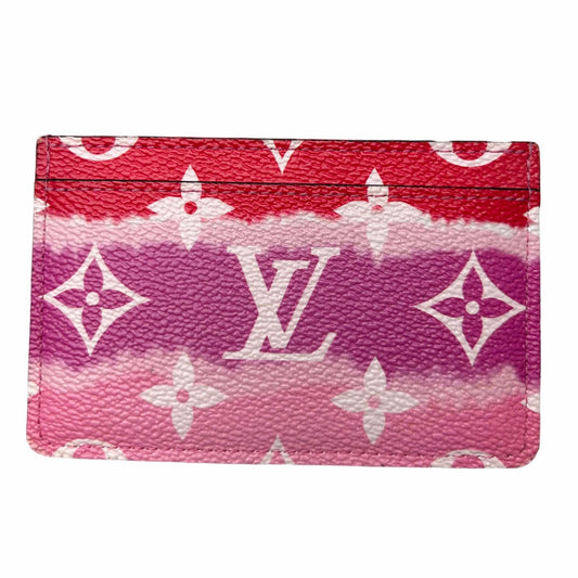 Louis Vuitton Pink Escale Card Holder - M69115