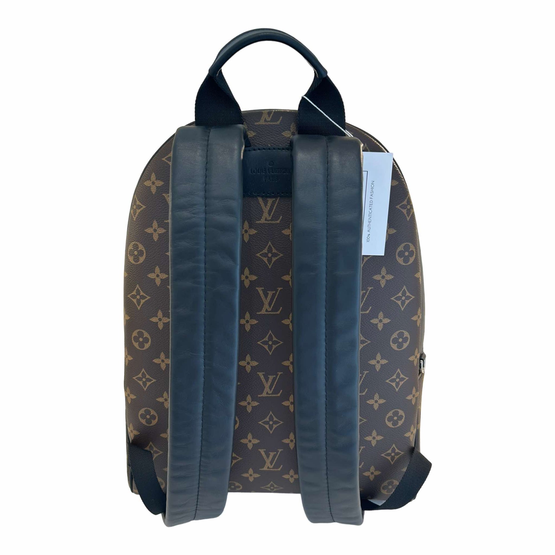 louis vuitton backpack pm m43882 in monogram titanium Discovery Surplus Khaki Green The top handle and trim are finished in the darkest shade Vuitton Original Titanium Lv Backpack