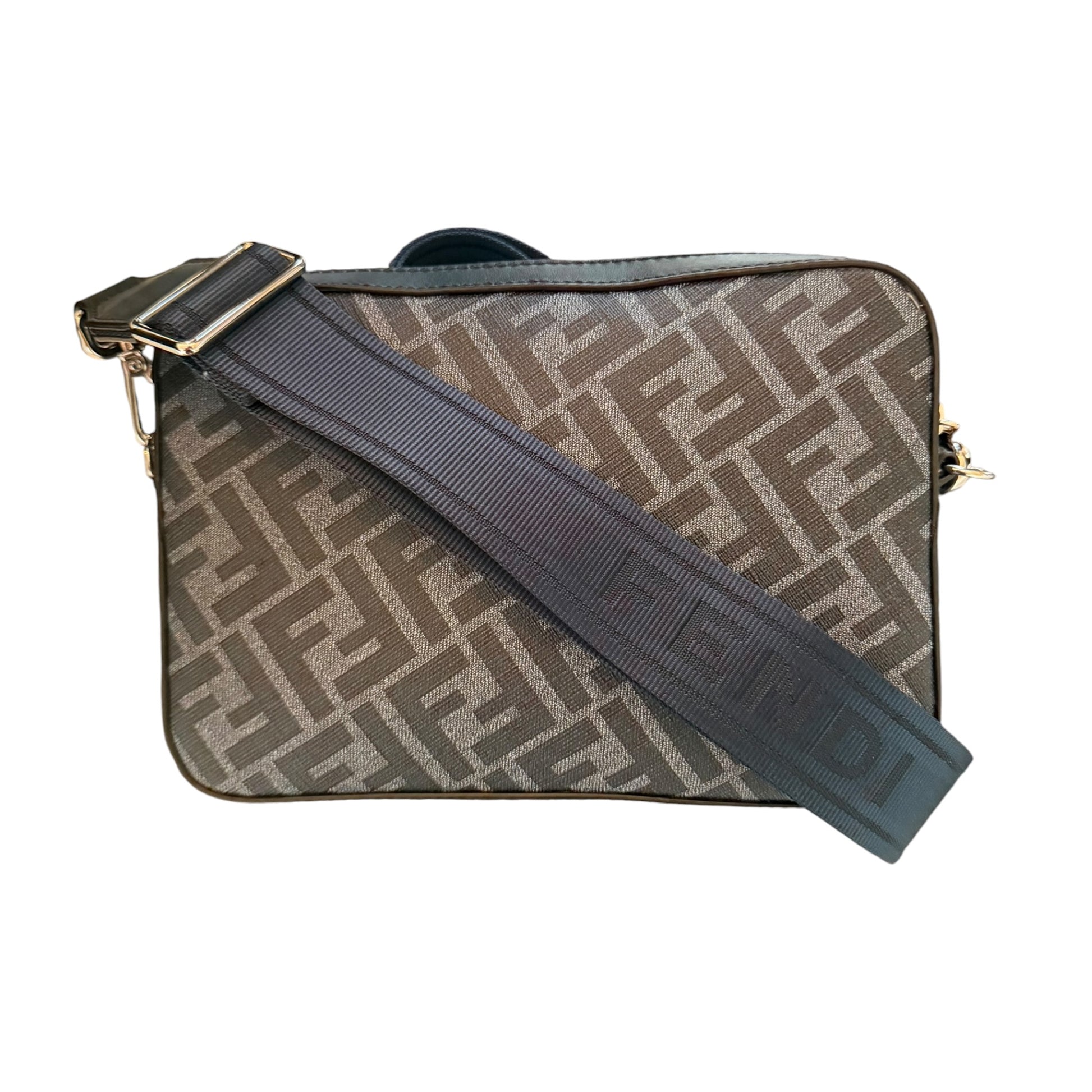 Fendi FF Blue Diagonal Bag