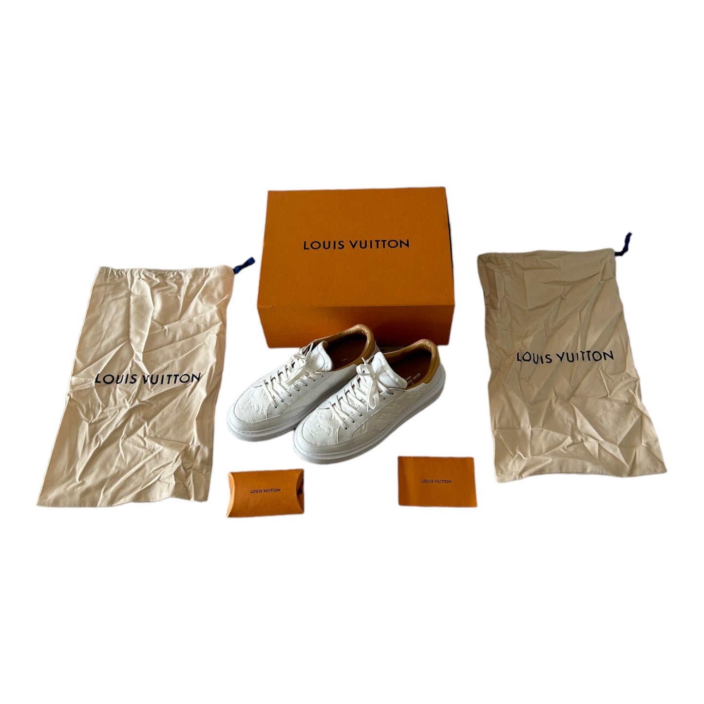 Louis Vuitton White Beverley Hills Trainers - 8.5 UK / 42.5 EU