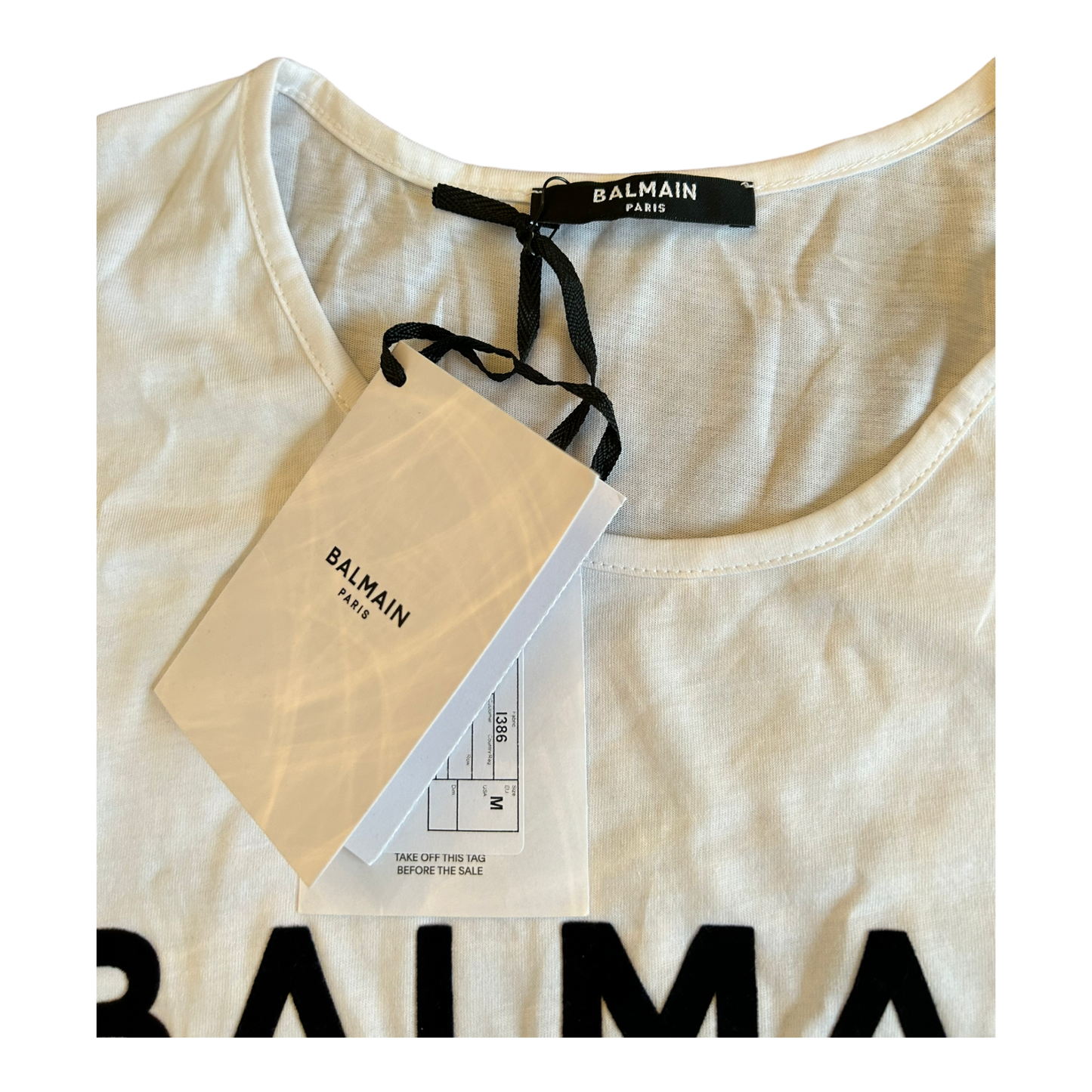 Balmain Logo Tank Top - Medium