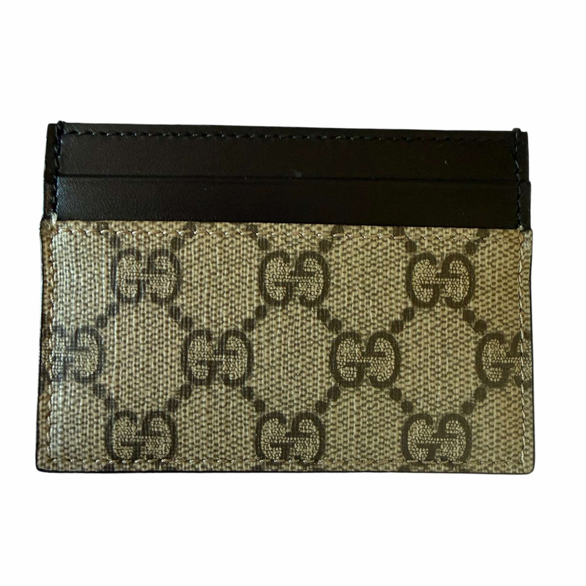 Gucci GG Supreme Card Holder - 233166