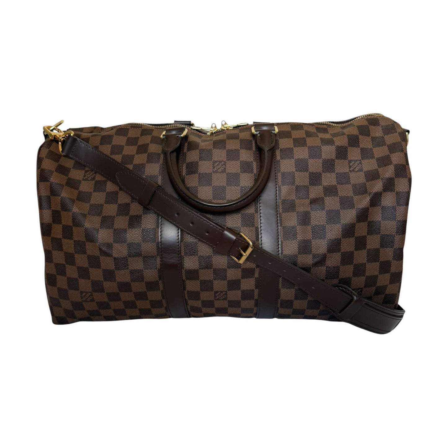 Louis Vuitton Damier Ebene Bandoulière Keepall 45 - N41428
