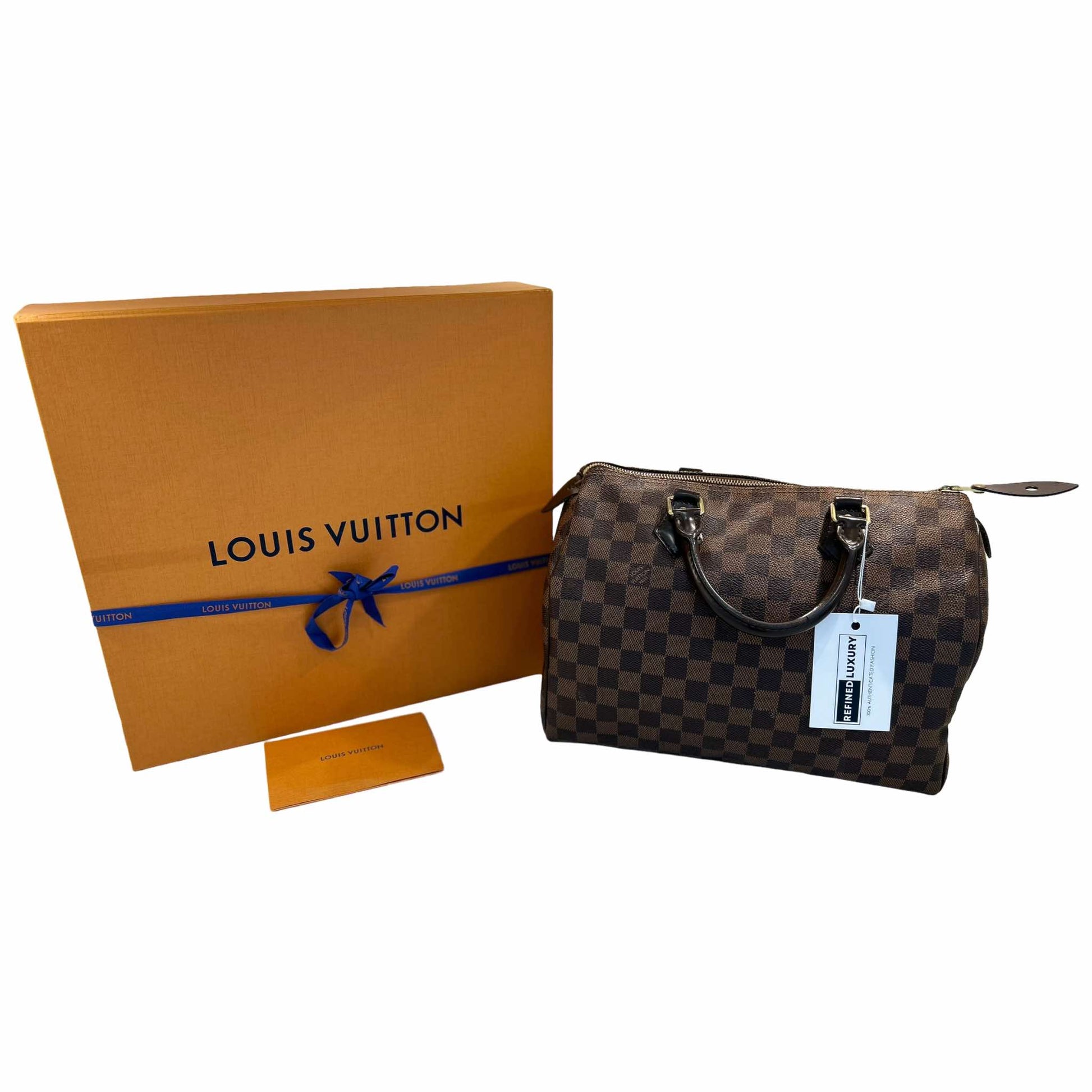 Louis Vuitton Damier Ebene Speedy 30 QJB0FZ0T0B430