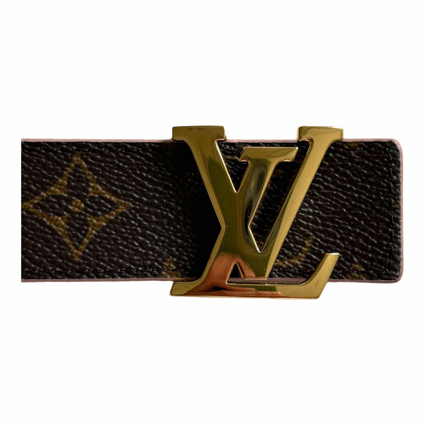 Louis Vuitton Womens Rose Poudre Reversible Belt (90/36) - M9052