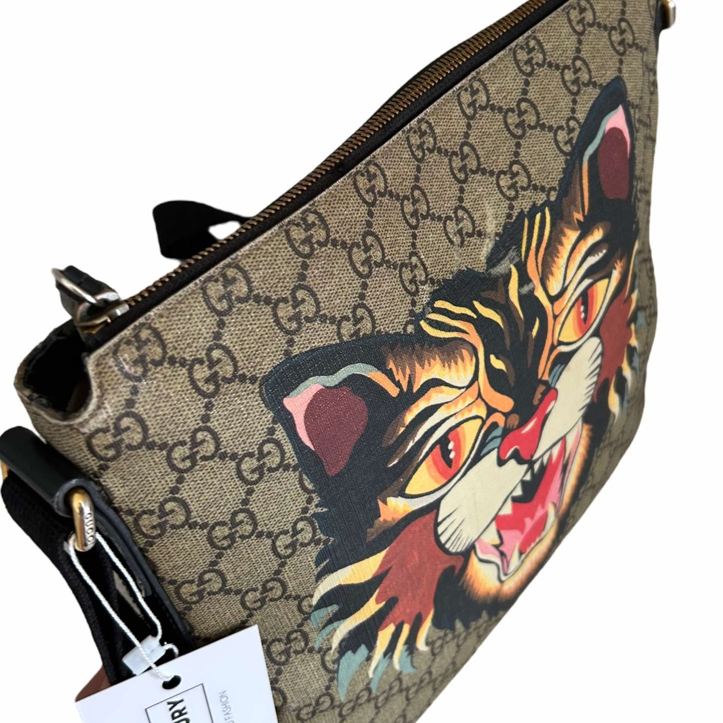 Gucci Angry Cat GG Supreme Messenger - 473886