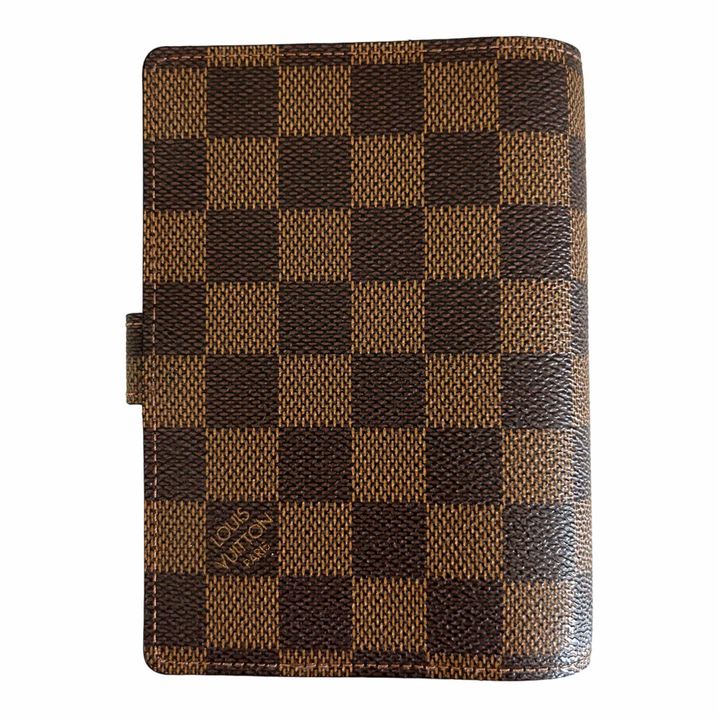 Louis Vuitton Damier Ebene Small Ring Agenda - R20700