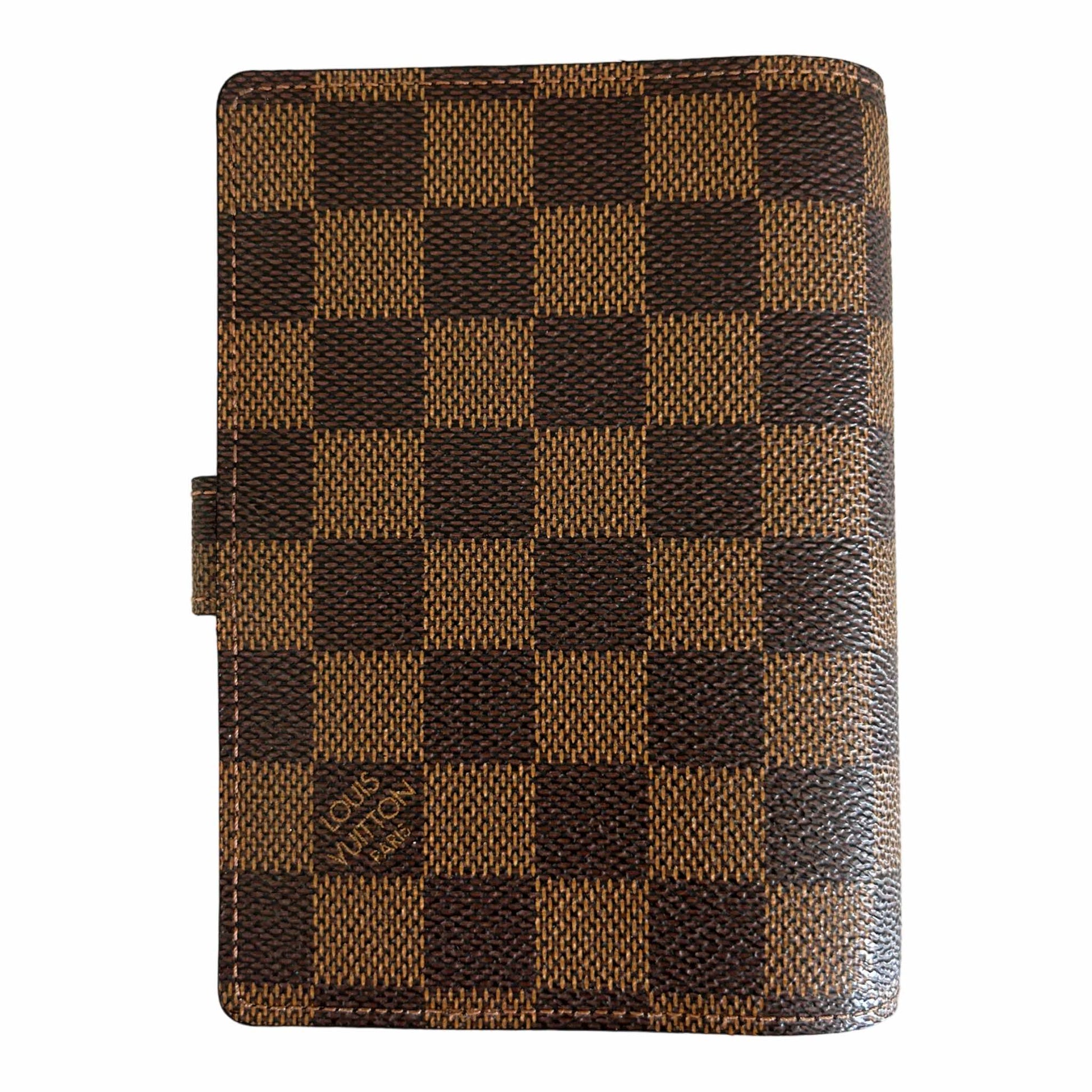 Louis Vuitton Damier Ebene Small Ring Agenda - R20700