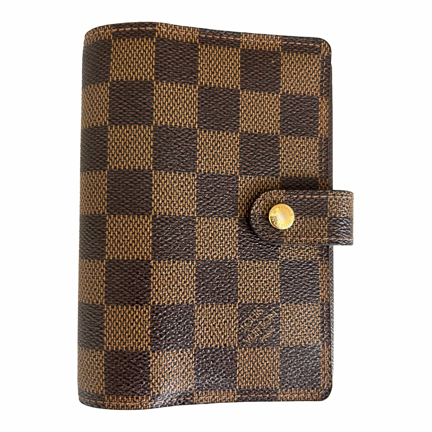 Louis Vuitton Damier Ebene Small Ring Agenda - R20700