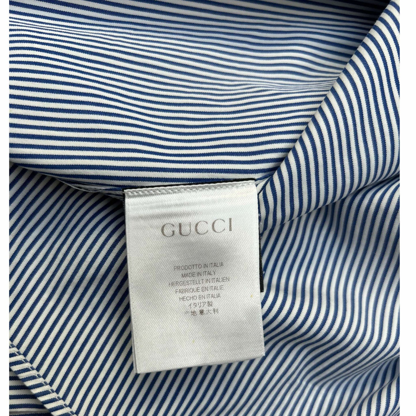 Gucci Slim Fit Men's Dress Shirt - 43cm / 17 Inch