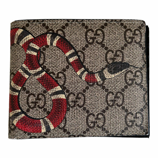 Gucci GG Supreme Snake Wallet
