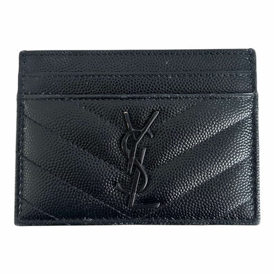 Saint Laurent Black Card Holder - 423291