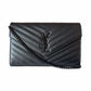 Saint Laurent Black Classic Cassandre Chain Flap - 377828