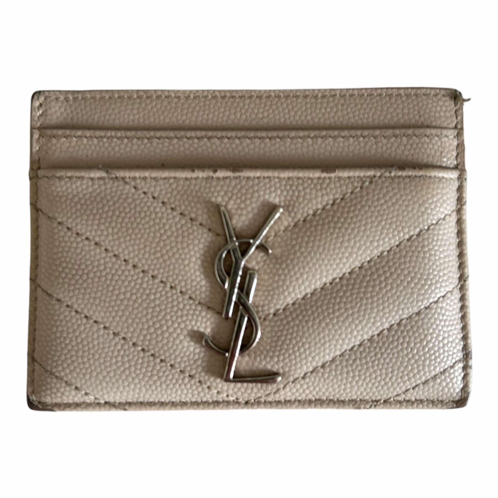 Ysl grey card discount holder