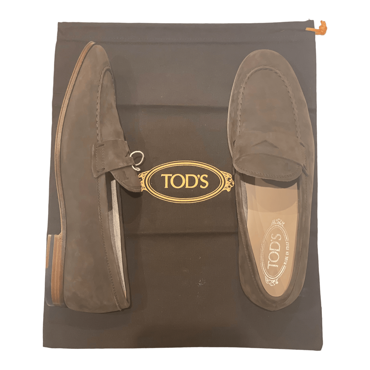 Men's Tod's Brown Suede Loafers