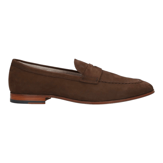 TOD'S MEN'S SUEDE LOAFERS - BROWN