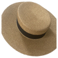 Gucci Bee-embellished Boater Hat