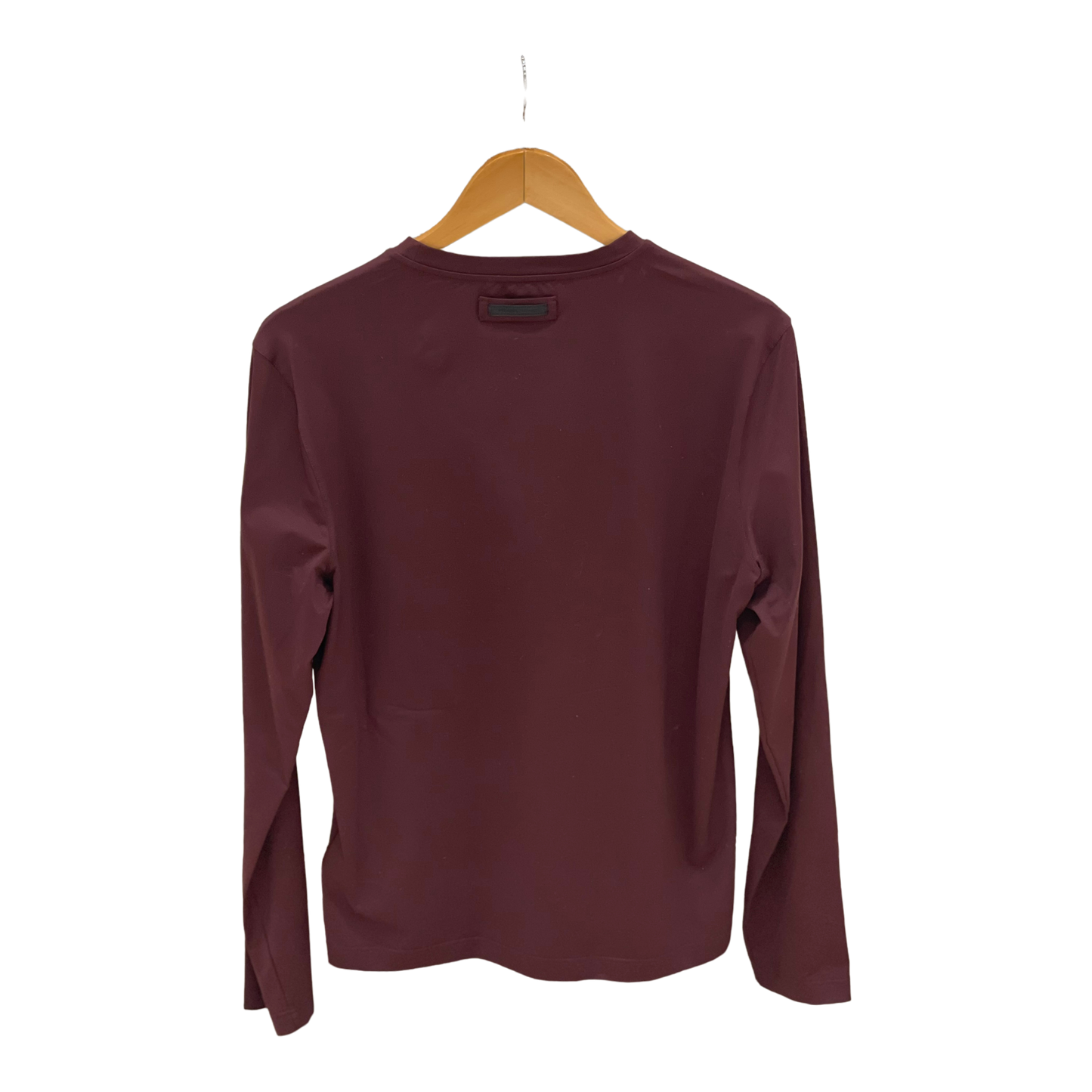 Prada Burgundy Long Sleeve T shirt